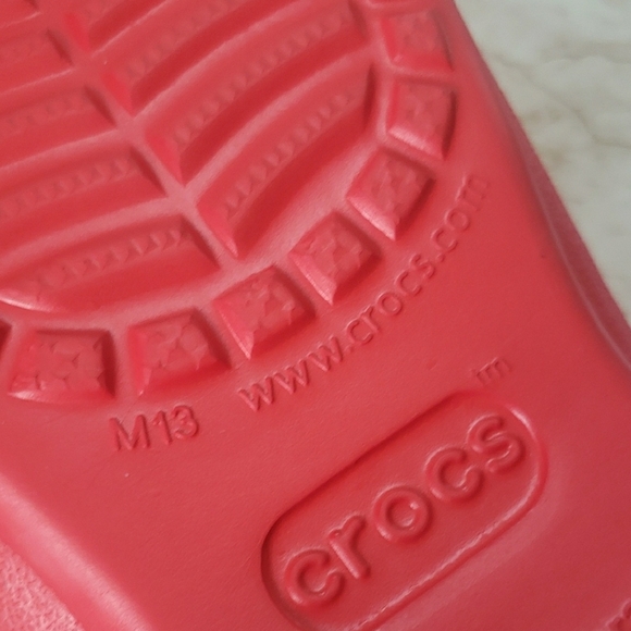 CROCS Women\'s Red and White Sandals main image 6